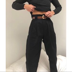 Na Nin - Townes Cotton Twill Trouser - Black - Size Small - NWT